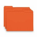 Smead Smead, INTERIOR FILE FOLDERS, 1/3-CUT TABS, LETTER SIZE, ORANGE, 100PK 10259